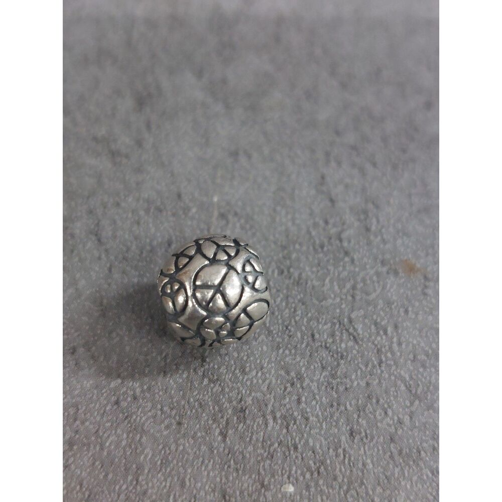 Pandora Silver charm World Peace